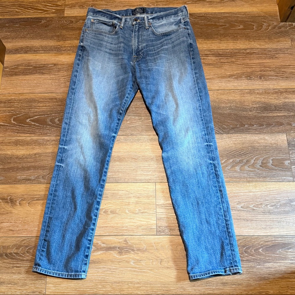 Lucky Brand 121 Heritage Slim Mens Jeans 32x32 Medium Wash Blue Denim 7M12053